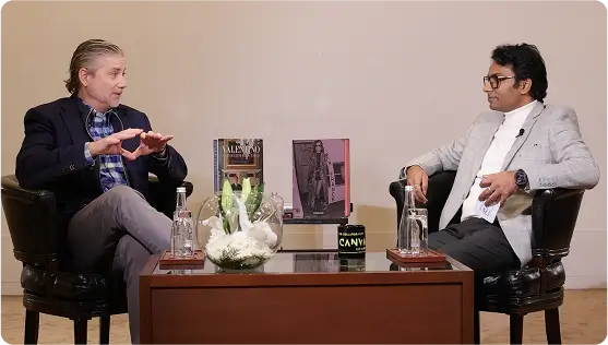 Ankesh Saxena and Patrick Comer in Discussion